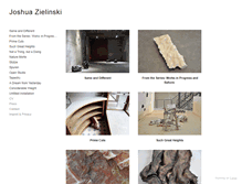 Tablet Screenshot of joshuazielinski.com
